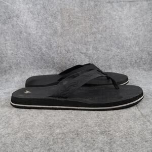 Athletech Shoes Mens 12 Sandals Flip Flops Casual Comfort Slip On Thick Strap